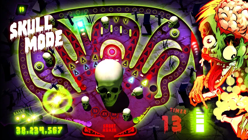 Скриншот 7 к игре Zombie Pinball