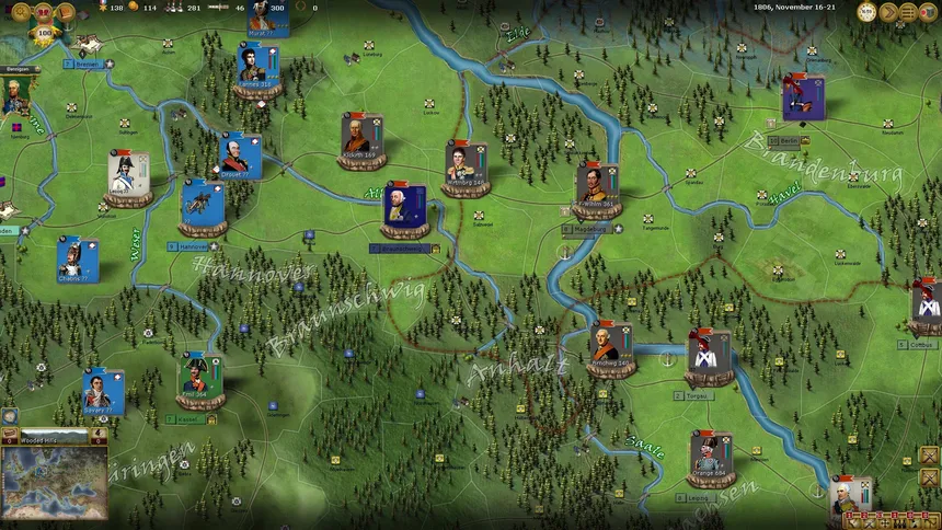 Скриншот 1 к игре Wars of Napoleon