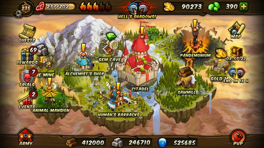Скриншот 10 к игре Forge of Gods (RPG)