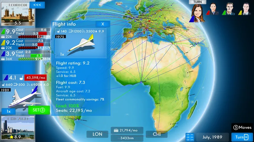 Скриншот 1 к игре Airline Director 2 - Tycoon Game