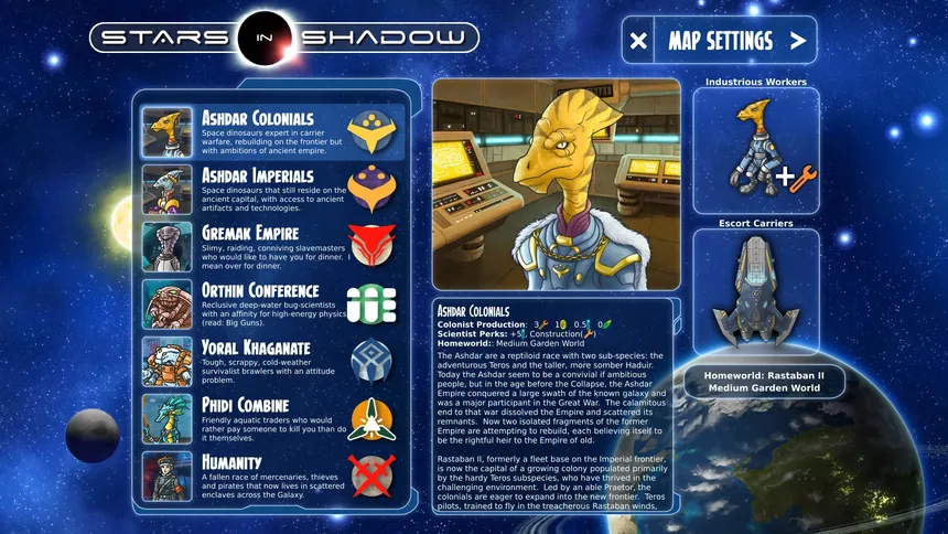 Скриншот 1 к игре Stars in Shadow