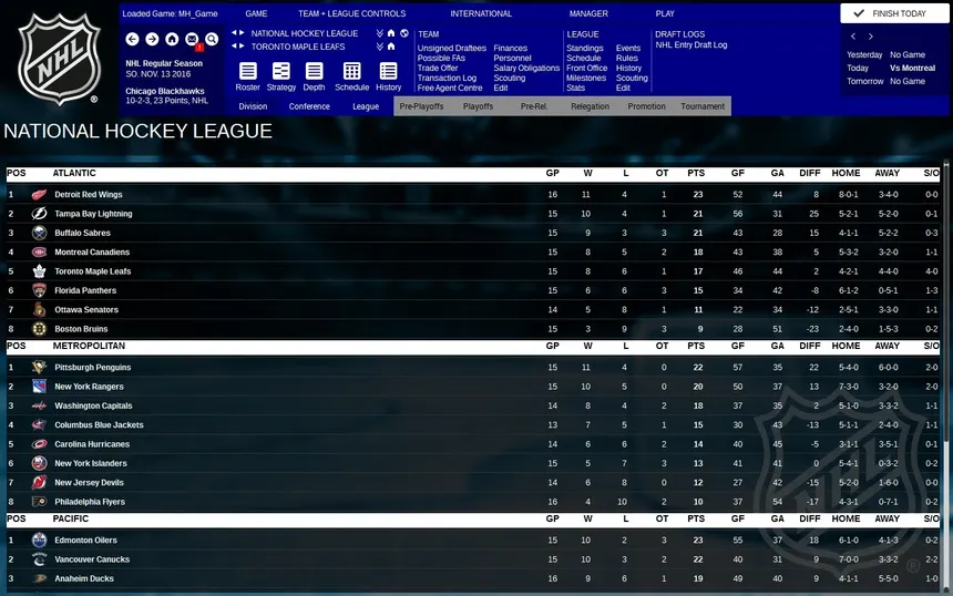 Скриншот 2 к игре Franchise Hockey Manager 3