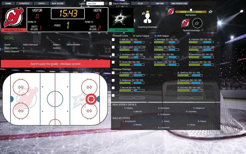 Скриншот 3 к игре Franchise Hockey Manager 3