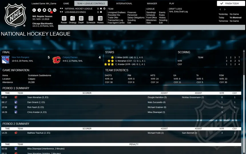 Скриншот 4 к игре Franchise Hockey Manager 3