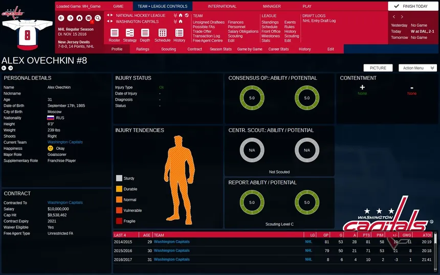 Скриншот 5 к игре Franchise Hockey Manager 3
