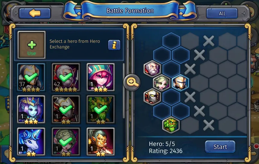 Скриншот 2 к игре Heroes Tactics