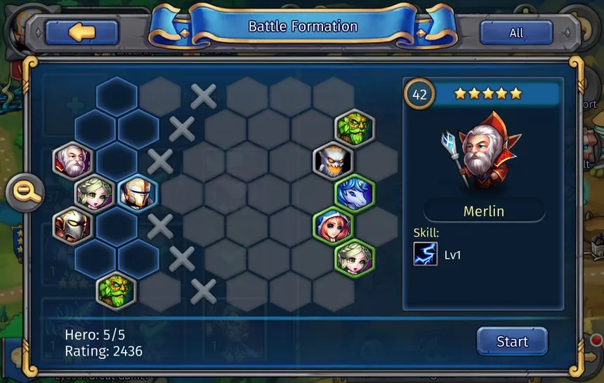 Скриншот 3 к игре Heroes Tactics