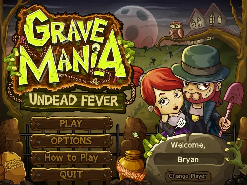 Скриншот 1 к игре Grave Mania: Undead Fever