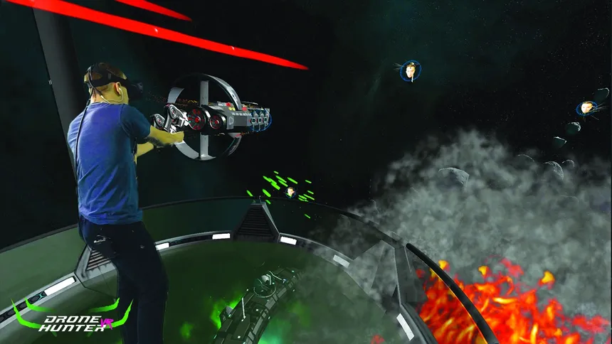 Скриншот 1 к игре Drone Hunter VR