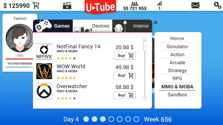 Скриншот 2 к игре Video blogger Story