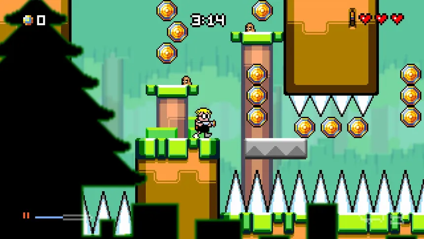 Скриншот 3 к игре Mutant Mudds Super Challenge
