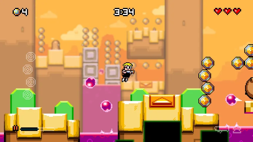 Скриншот 4 к игре Mutant Mudds Super Challenge