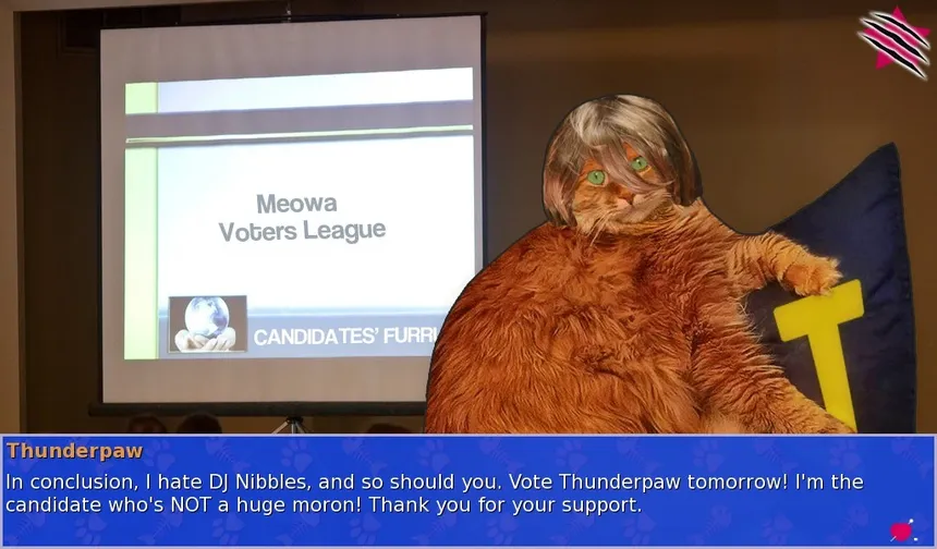 Скриншот 2 к игре Cat President ~A More Purrfect Union~