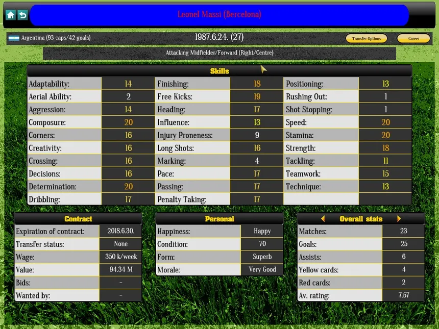 Скриншот 5 к игре Global Soccer Manager