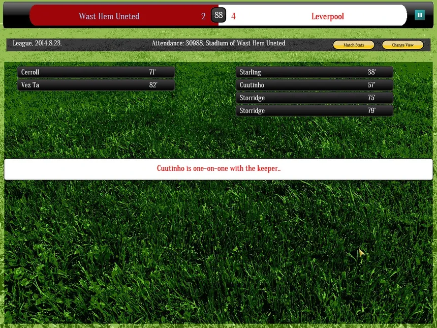 Скриншот 6 к игре Global Soccer Manager