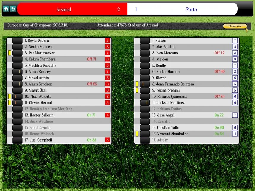Скриншот 7 к игре Global Soccer Manager