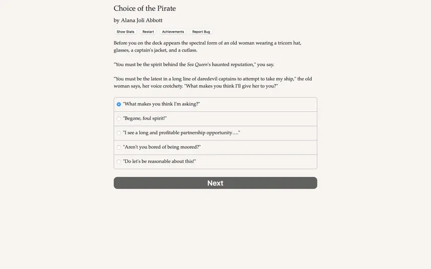 Скриншот 2 к игре Choice of the Pirate