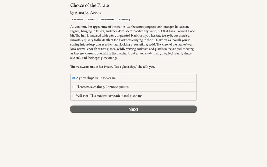 Скриншот 3 к игре Choice of the Pirate