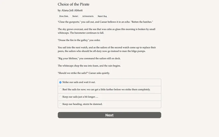 Скриншот 5 к игре Choice of the Pirate