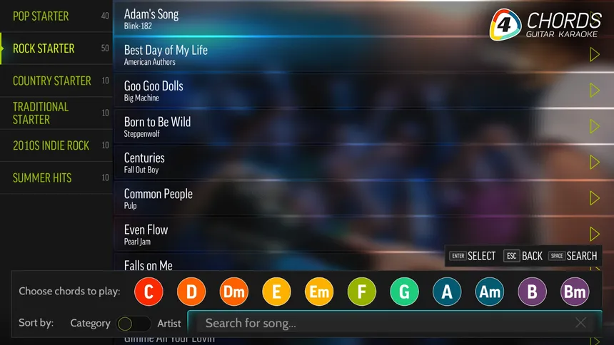 Скриншот 4 к игре FourChords Guitar Karaoke