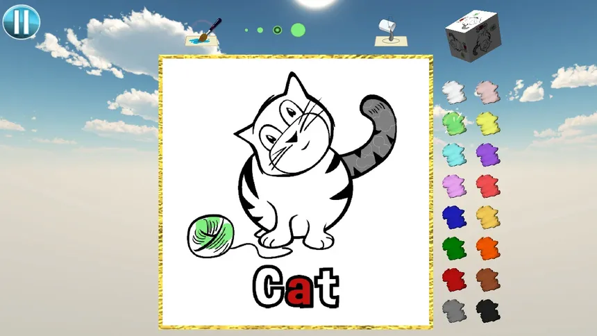 Скриншот 2 к игре ABC Coloring Town