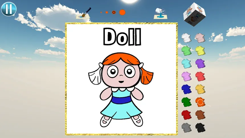 Скриншот 4 к игре ABC Coloring Town