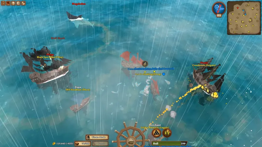 Скриншот 1 к игре Pirates of the Polygon Sea