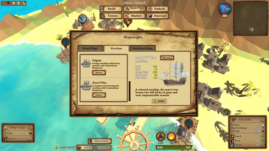 Скриншот 8 к игре Pirates of the Polygon Sea