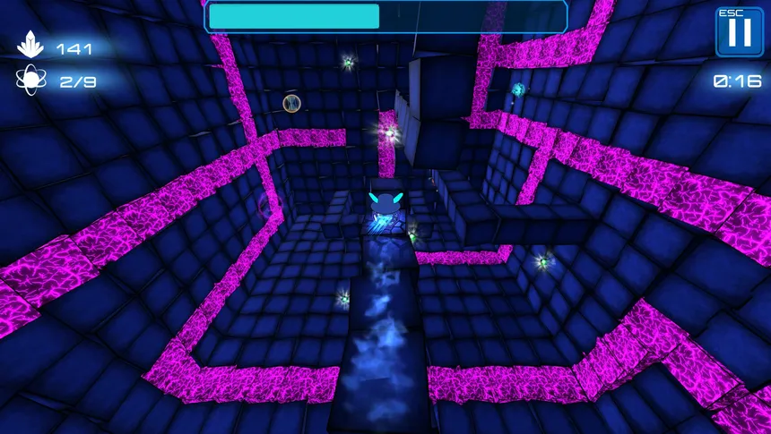 Скриншот 1 к игре Deep Blue 3D Maze in Space