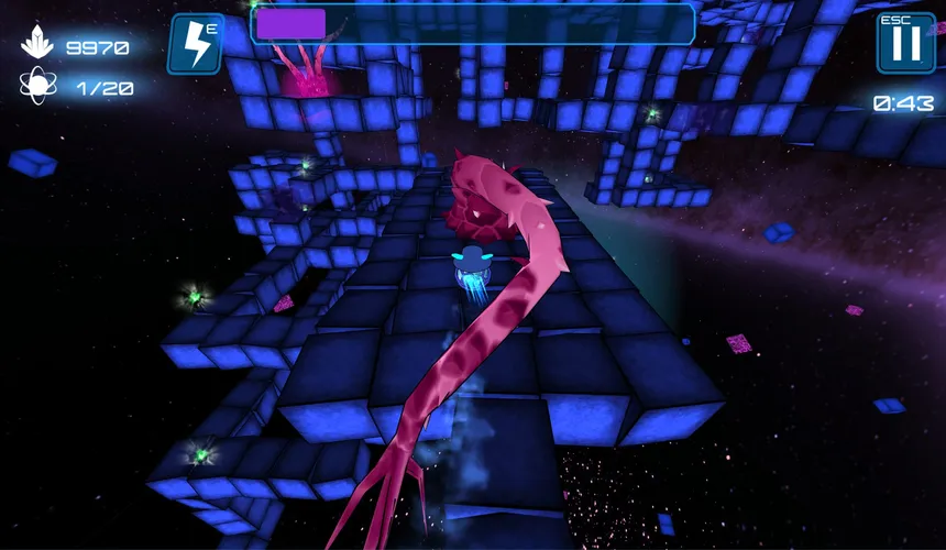 Скриншот 3 к игре Deep Blue 3D Maze in Space