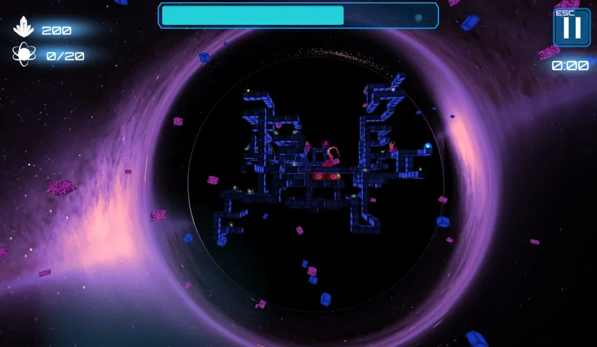 Скриншот 4 к игре Deep Blue 3D Maze in Space