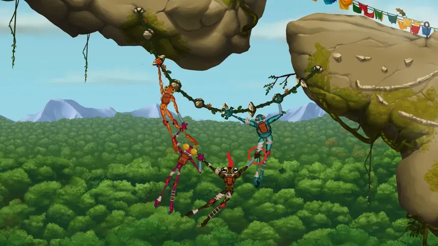 Скриншот 1 к игре Frog Climbers