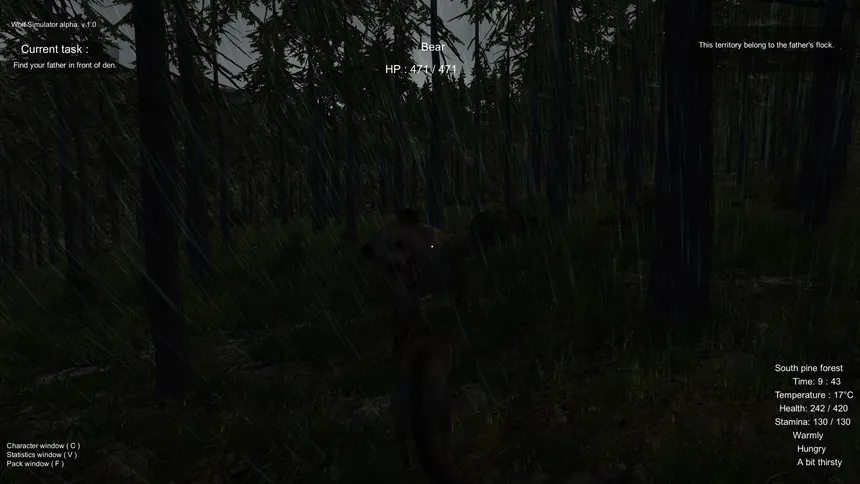 Скриншот 4 к игре Wolf Simulator