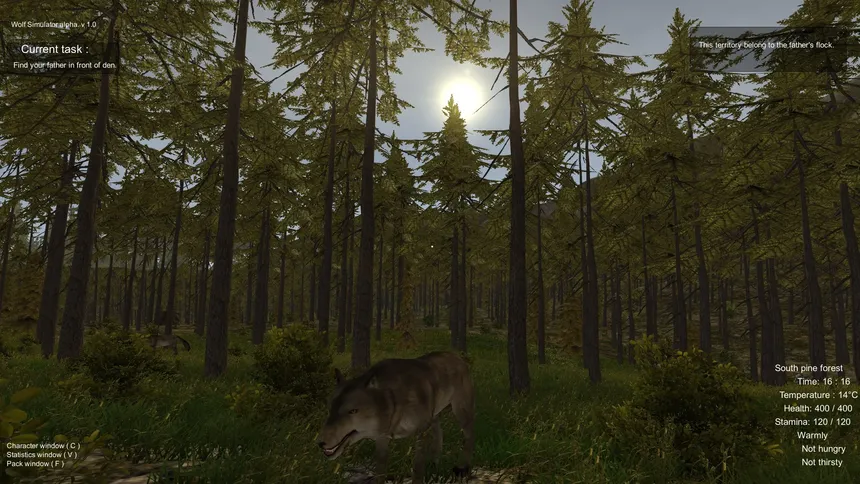 Скриншот 5 к игре Wolf Simulator