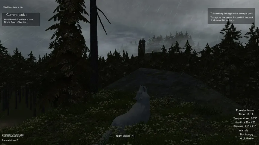 Скриншот 6 к игре Wolf Simulator