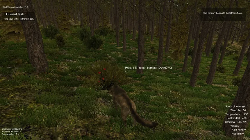 Скриншот 7 к игре Wolf Simulator