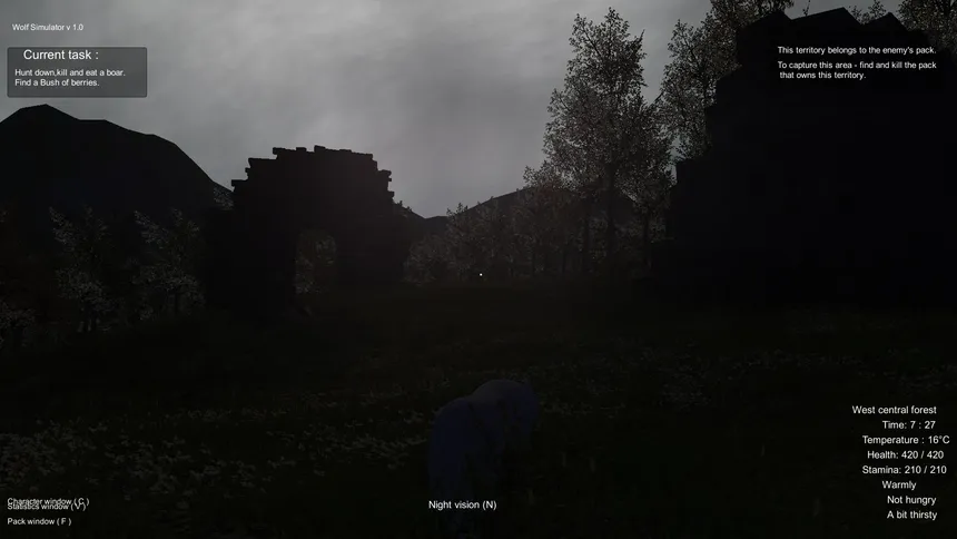 Скриншот 8 к игре Wolf Simulator