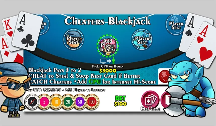 Скриншот 1 к игре Cheaters Blackjack 21