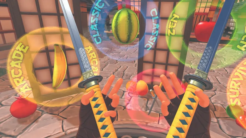Скриншот 1 к игре Fruit Ninja VR