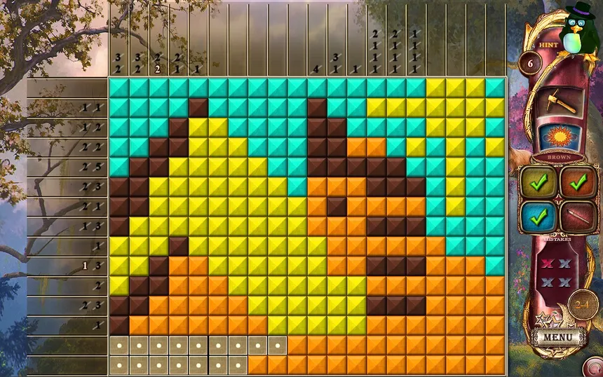 Скриншот 2 к игре Fantasy Mosaics 14: Fourth Color