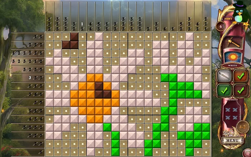 Скриншот 3 к игре Fantasy Mosaics 14: Fourth Color