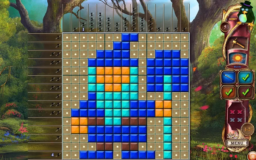 Скриншот 4 к игре Fantasy Mosaics 14: Fourth Color