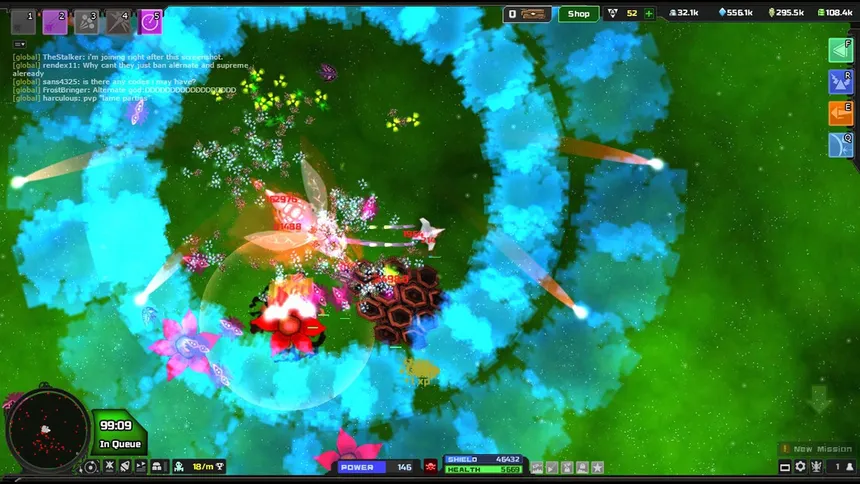 Скриншот 3 к игре Astroflux