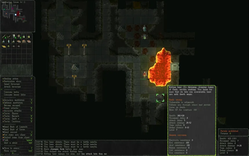 Скриншот 2 к игре Vanilla Bagel: The Roguelike