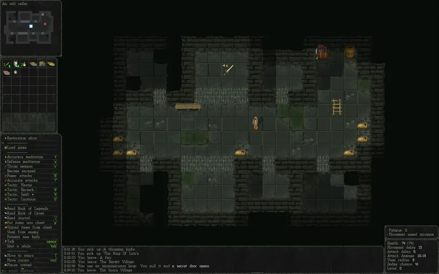 Скриншот 4 к игре Vanilla Bagel: The Roguelike
