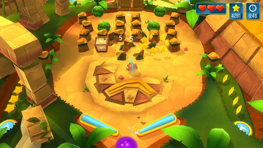 Скриншот 2 к игре Momonga Pinball Adventures