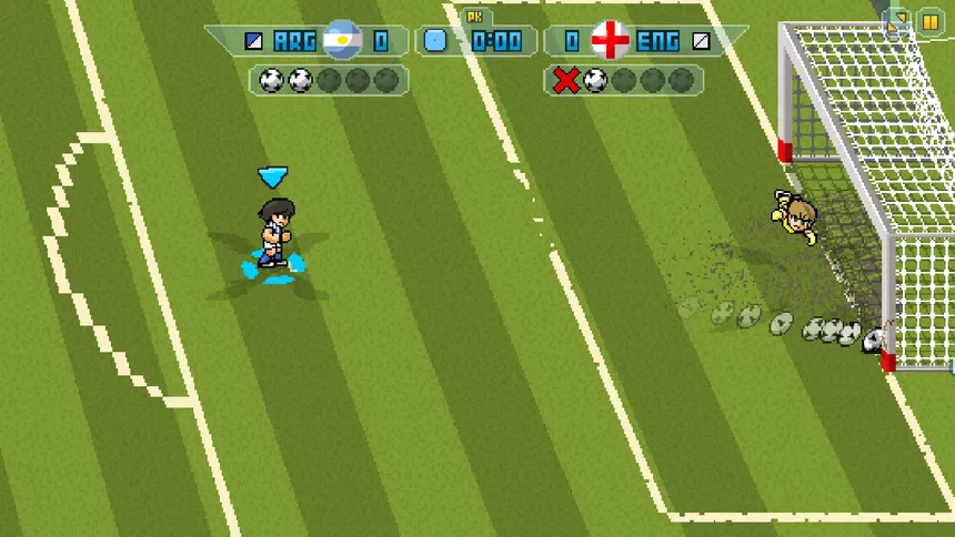 Скриншот 3 к игре Pixel Cup Soccer 17