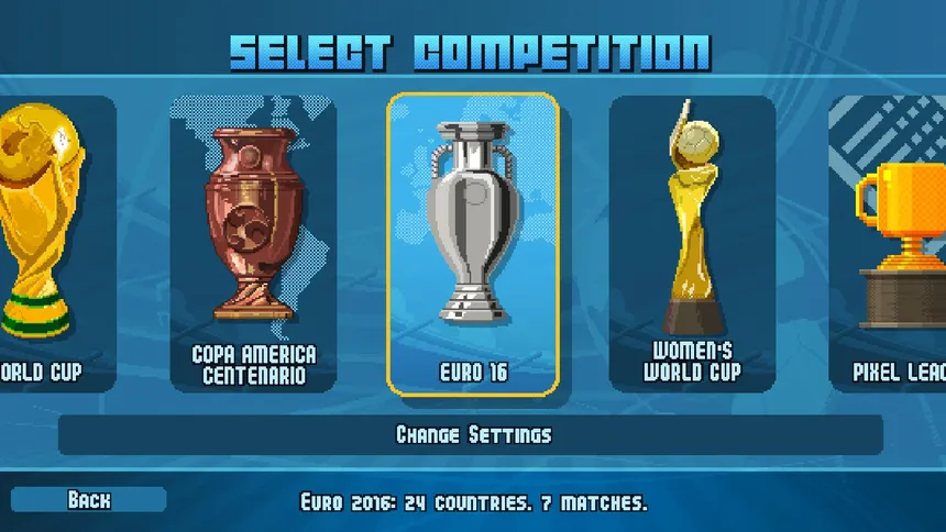 Скриншот 5 к игре Pixel Cup Soccer 17