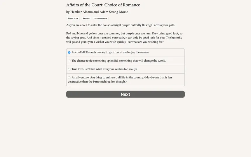 Скриншот 2 к игре Affairs of the Court: Choice of Romance