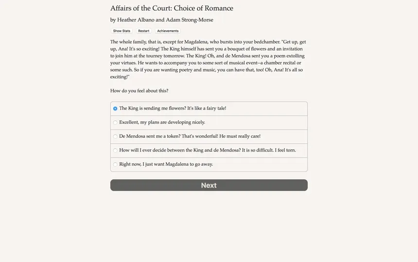 Скриншот 5 к игре Affairs of the Court: Choice of Romance